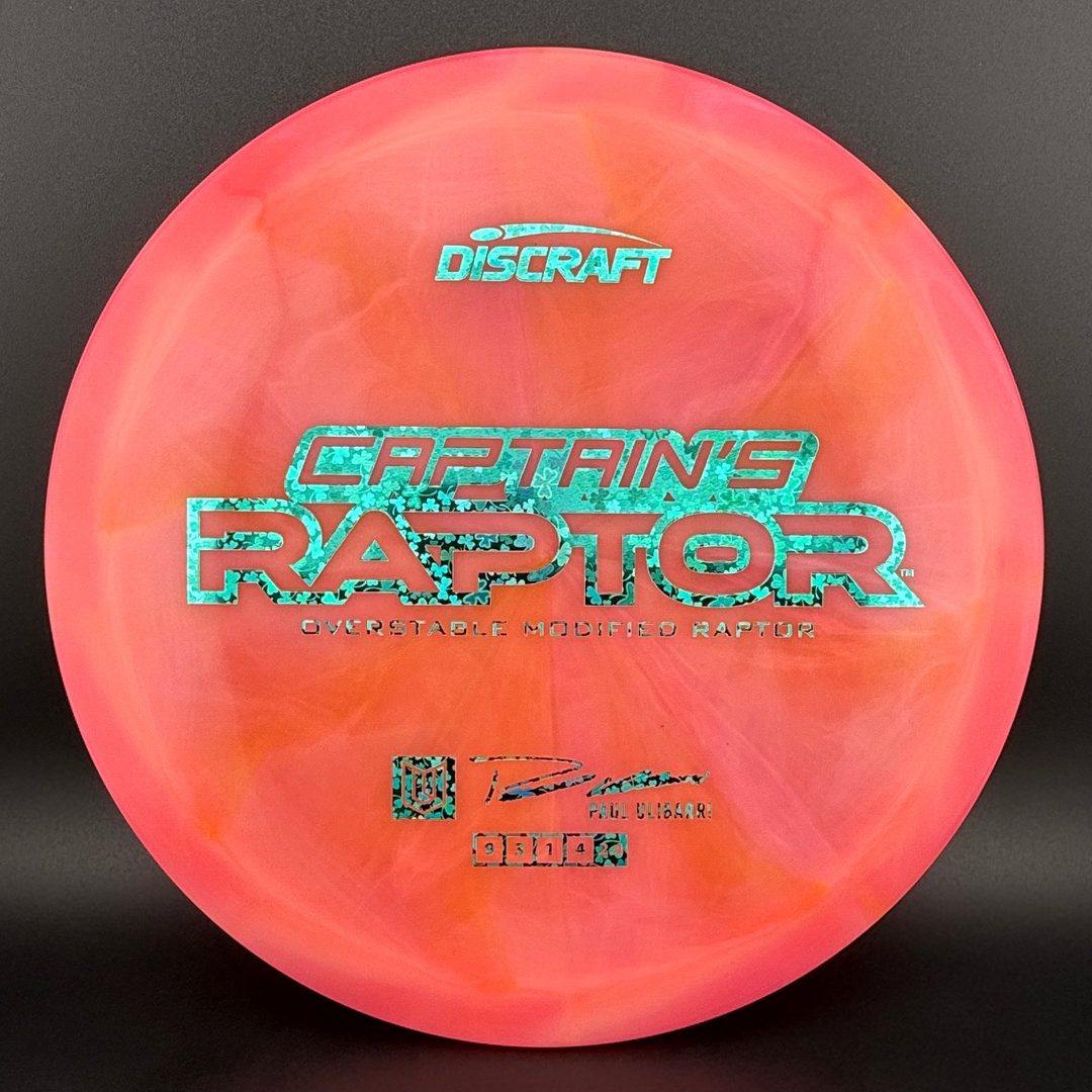 Special Z Blend Captain's Raptor - Paul Ulibarri 2025 Signature Series Discraft