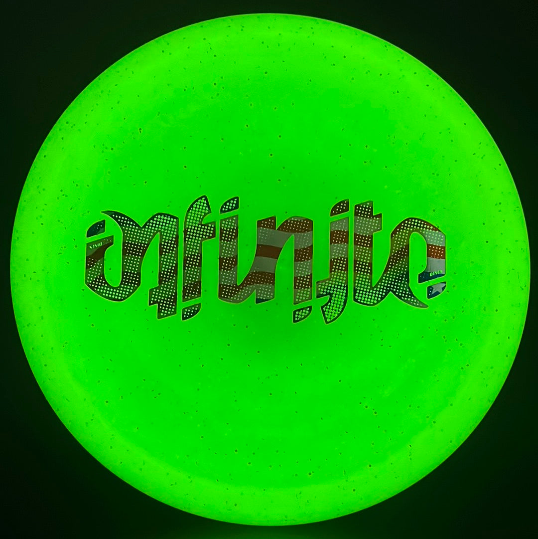 Metal Flake Glow C-Blend Glyph First Run - Ambigram Infinite Discs
