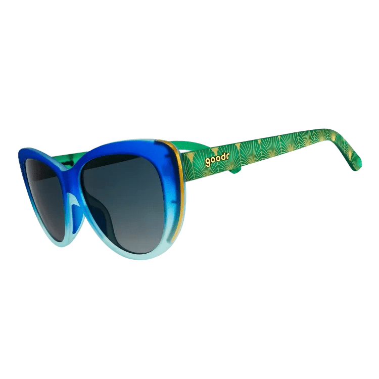 "Rhonda's Peacock Palace" Glam G Polarized Sunglasses Goodr