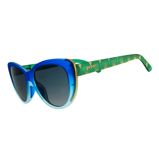 "Rhonda's Peacock Palace" Glam G Polarized Sunglasses Goodr