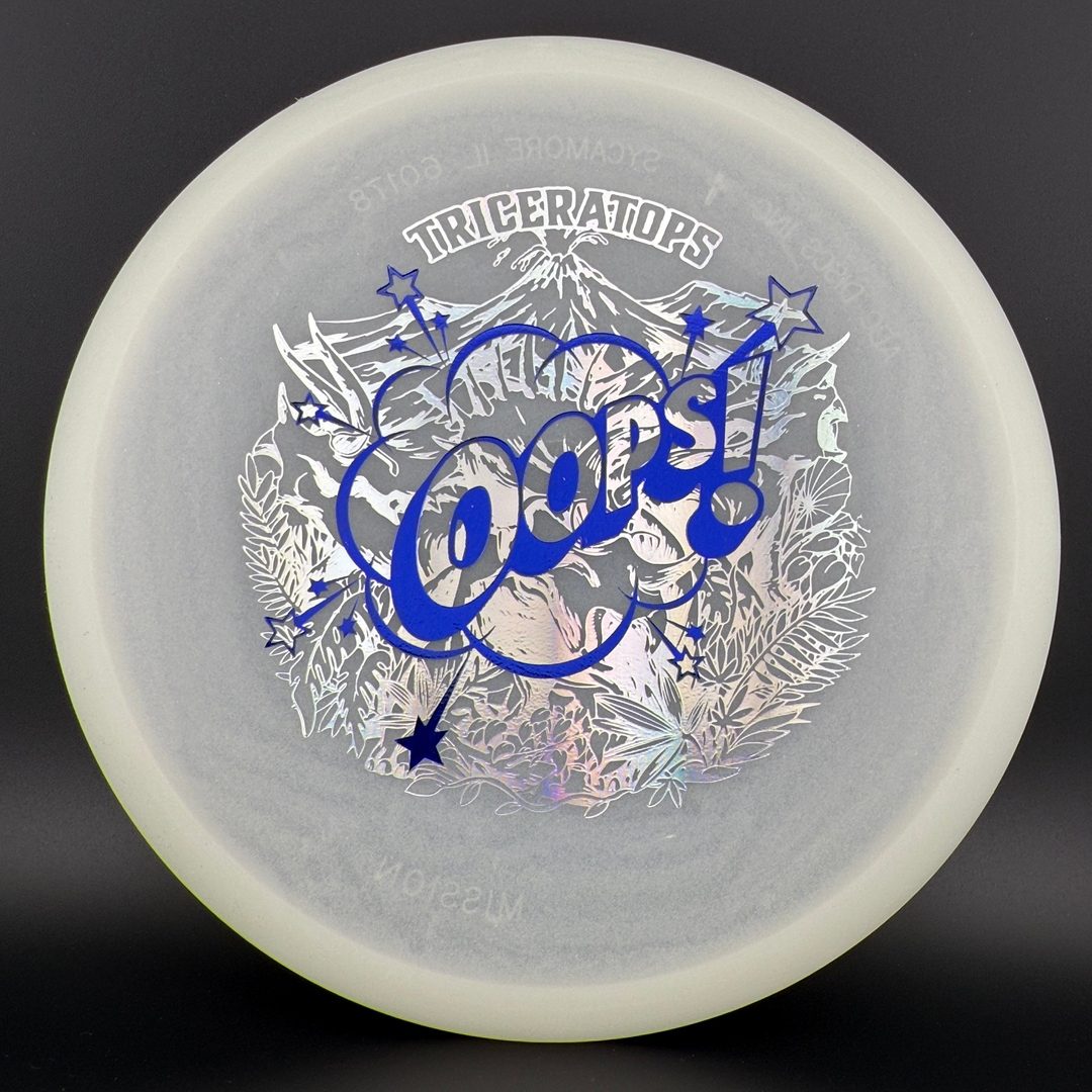 Glow Egg Shell Stegosaurus - Oops, Misprint! Dino Discs