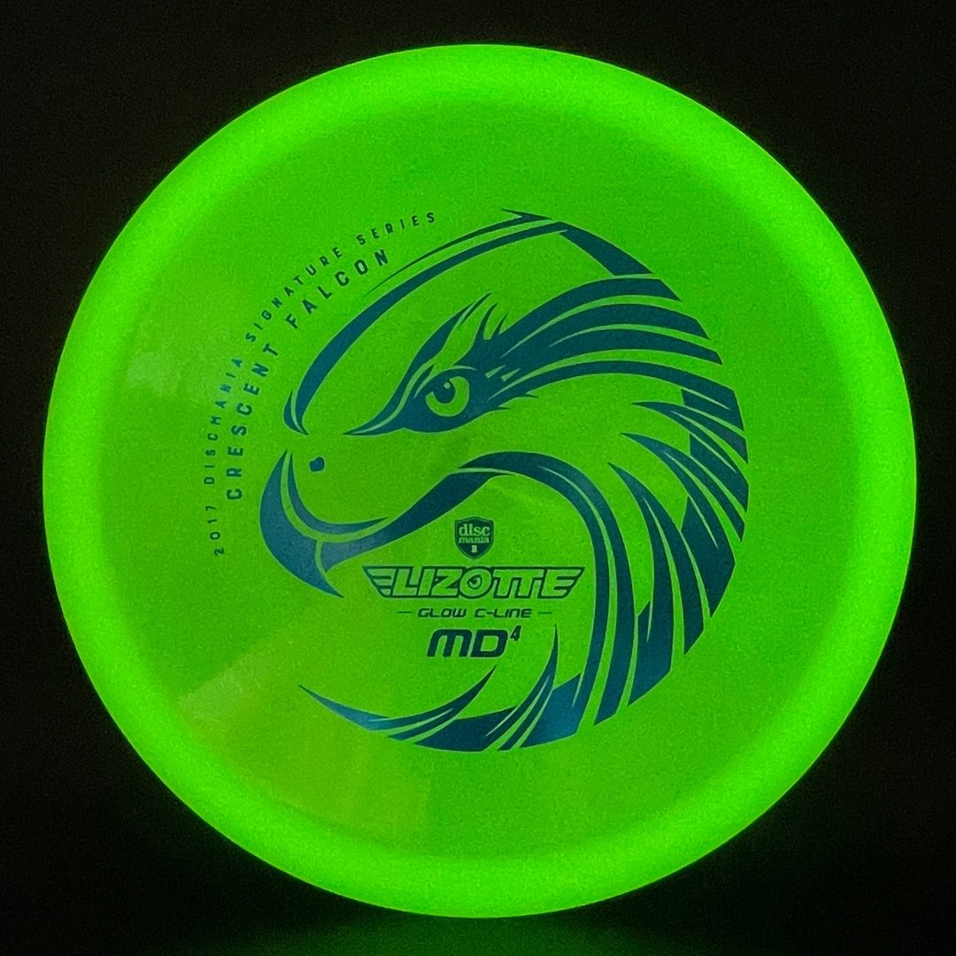Glow C-Line MD4 Penned - Crescent Falcon *Colten Stash* Discmania