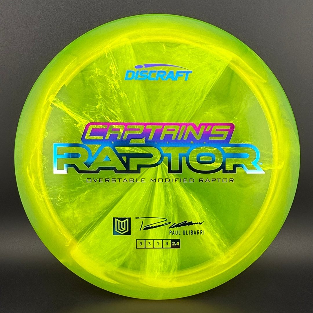 Special Z Blend Captain's Raptor - Paul Ulibarri 2025 Signature Series Discraft