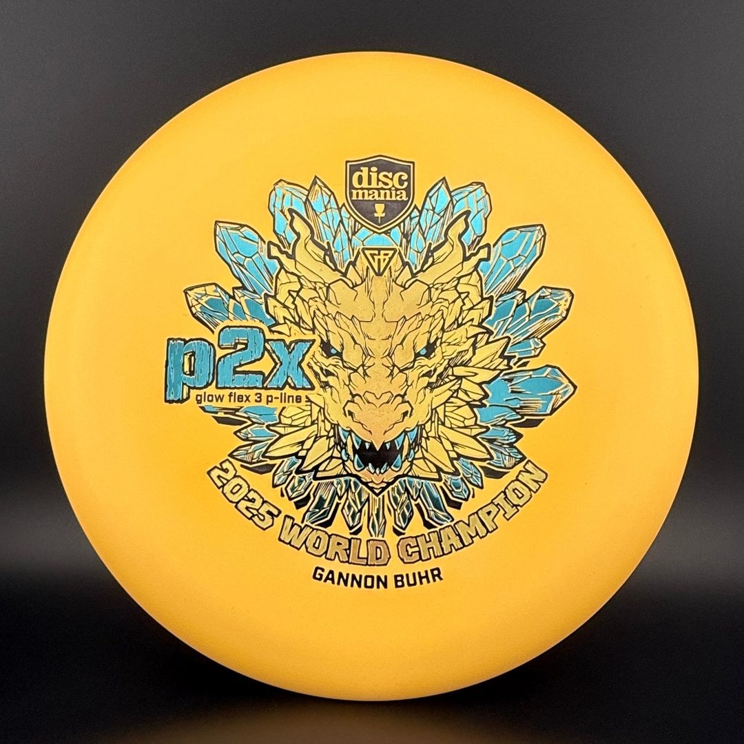 Glow P-Line P2x Flex 3 - Gannon Buhr 2025 World Champion Discmania