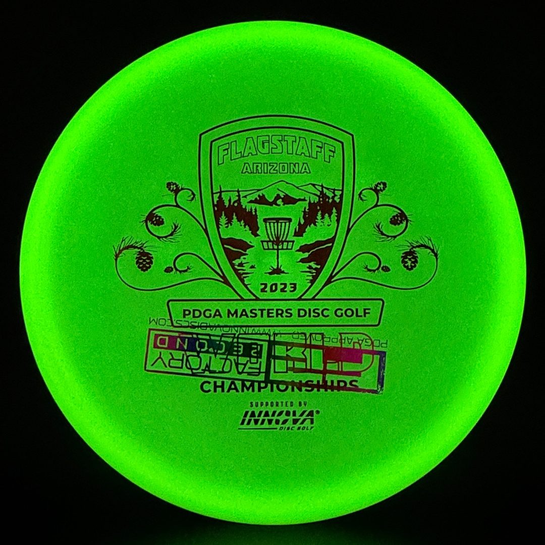 Glow Champion Gator - 2023 PDGA Masters - F2 Innova