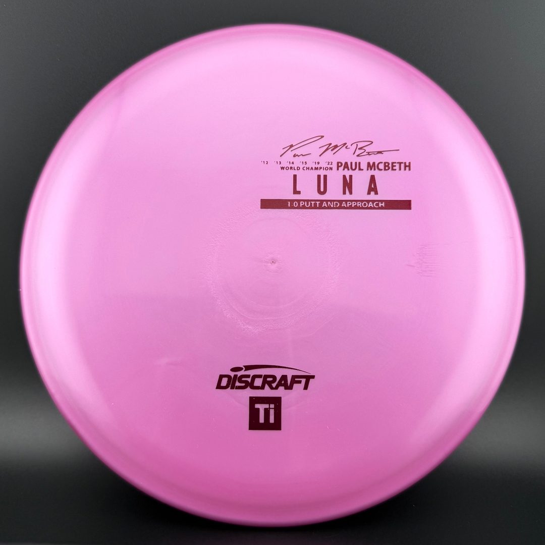 Titanium Luna - First Run - Paul McBeth Discraft