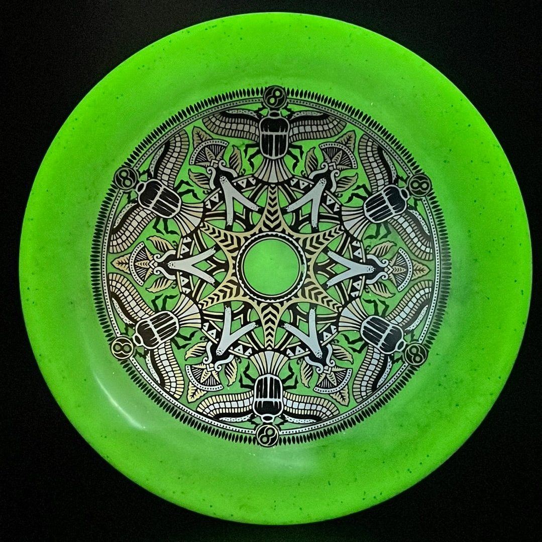 Metal Flake Glow C-Blend Alpaca - Mandala Triple Foil Infinite Discs