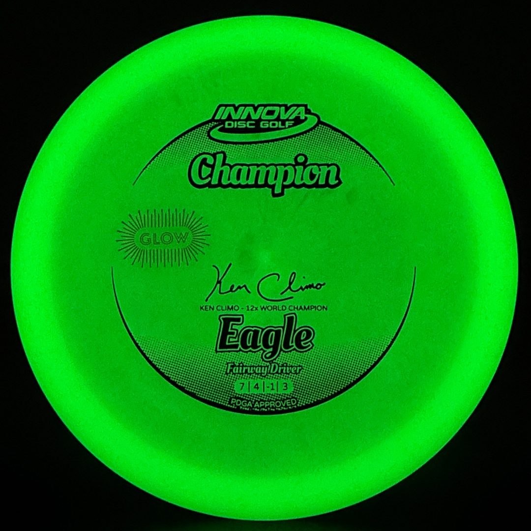Classic Color Glow Champion Eagle - Ken Climo 12x Innova
