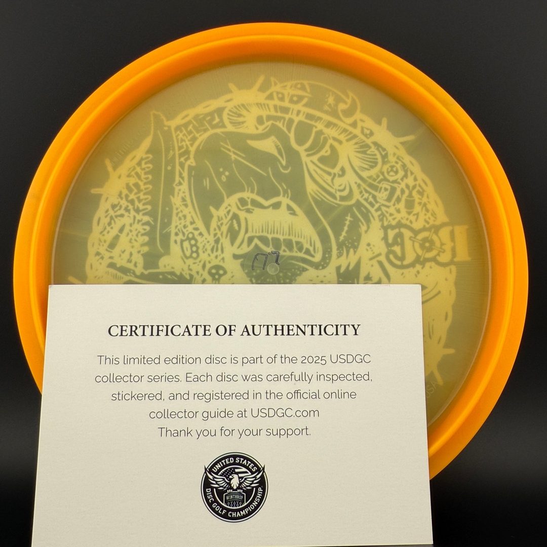 Proto Glow Halo Champion Roc3 - War Bird USDGC 2025 Innova