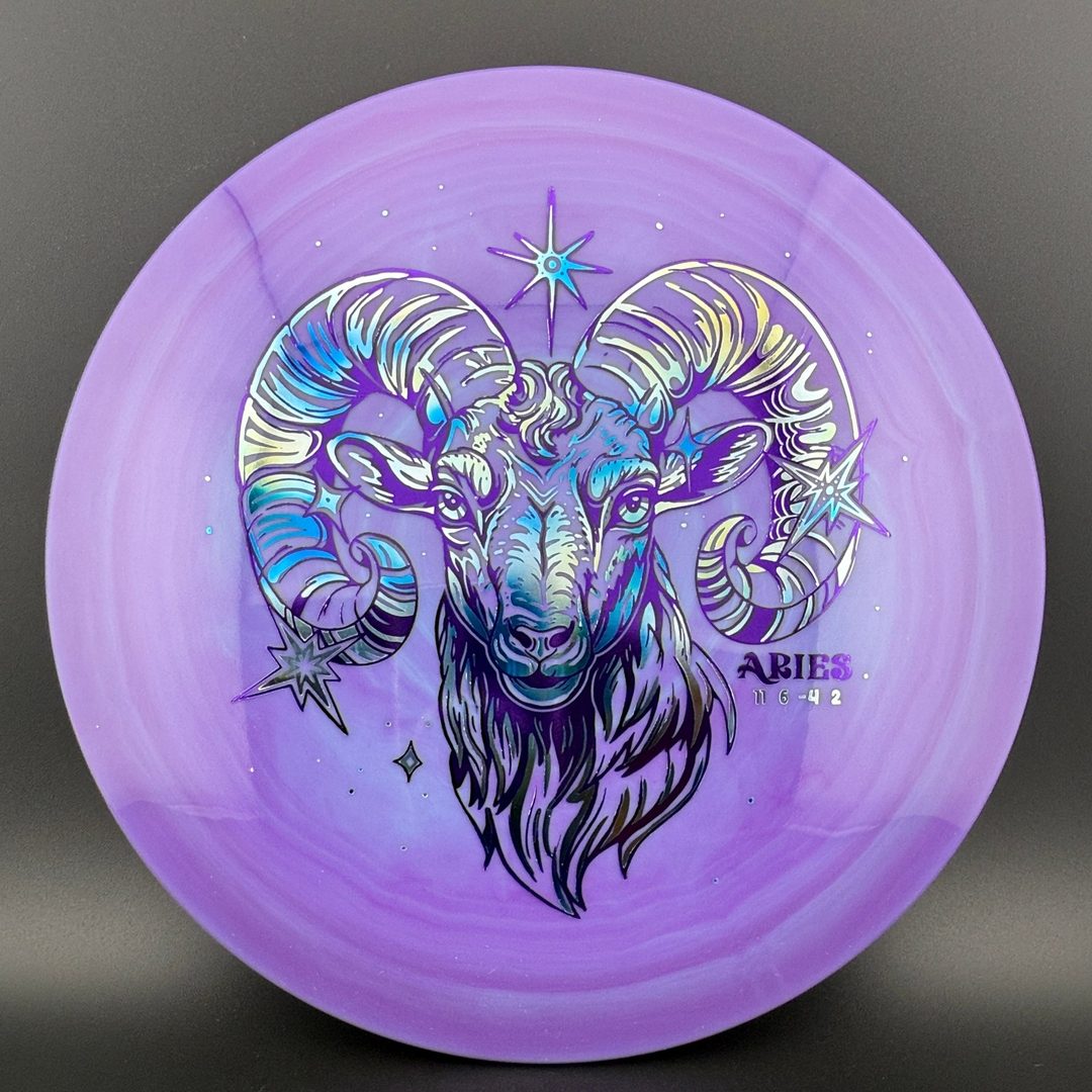 Swirly Sirius Aries (1.1) - Cosmic Ram by Tony Diaz