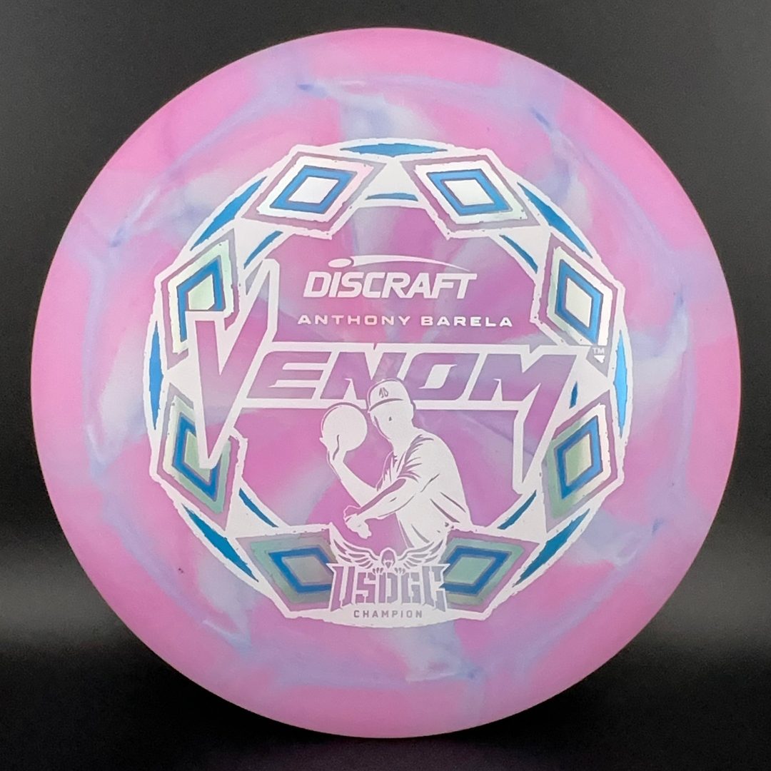 2025 USDGC Anthony Barela Swirl Venom "Pop Top" MINT Discs