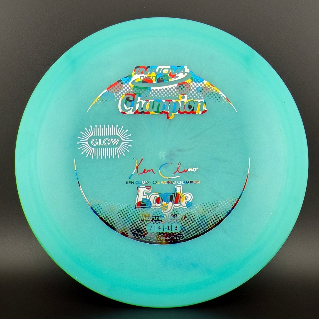 Classic Color Glow Champion Eagle - Ken Climo 12x Innova