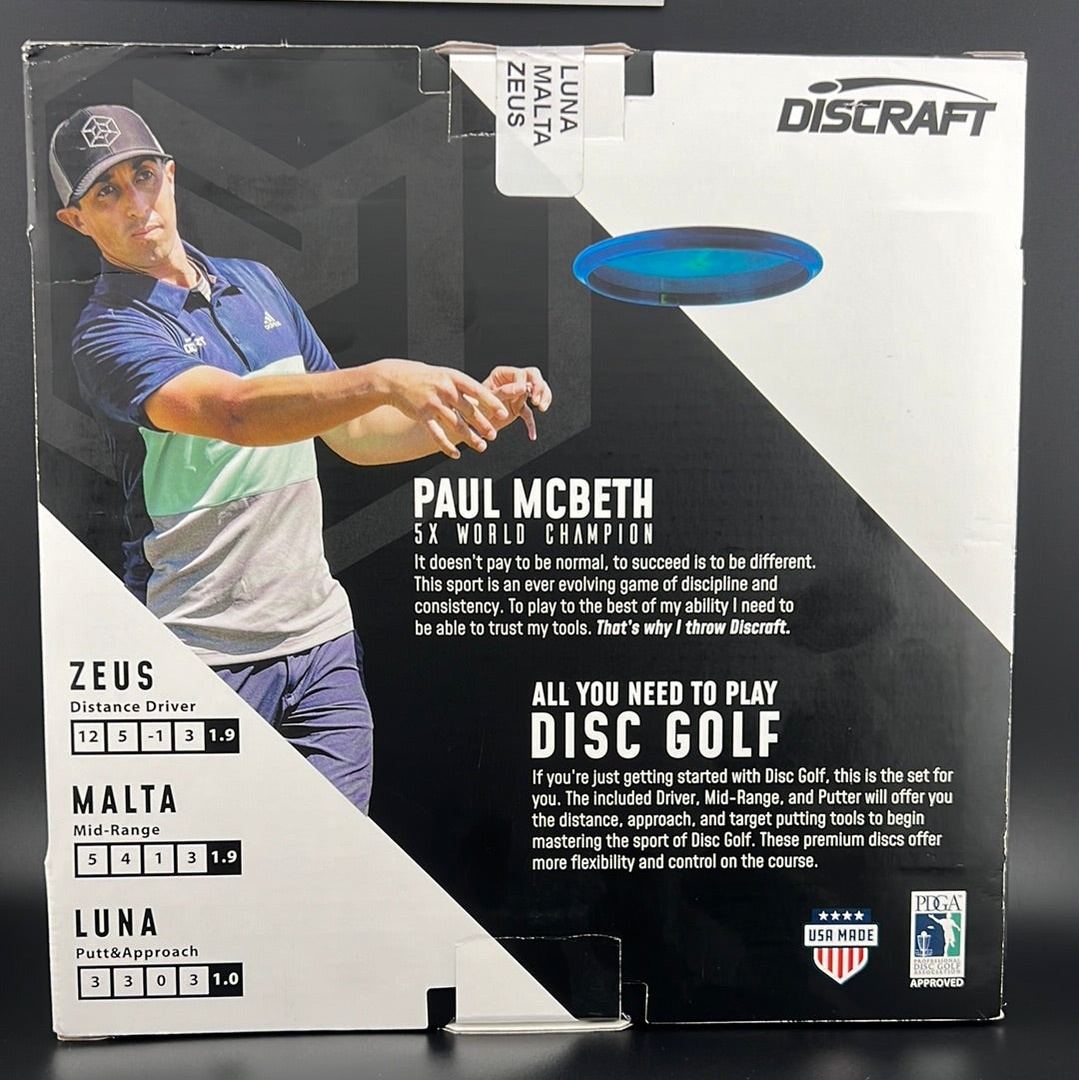 Paul McBeth Premium Disc Golf Set - 3 Discs Discraft