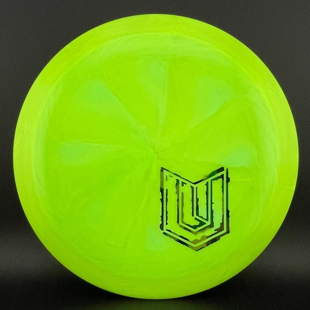 ESP Swirl Captain's Raptor - Mini Paul Ulibarri Stamp Discraft