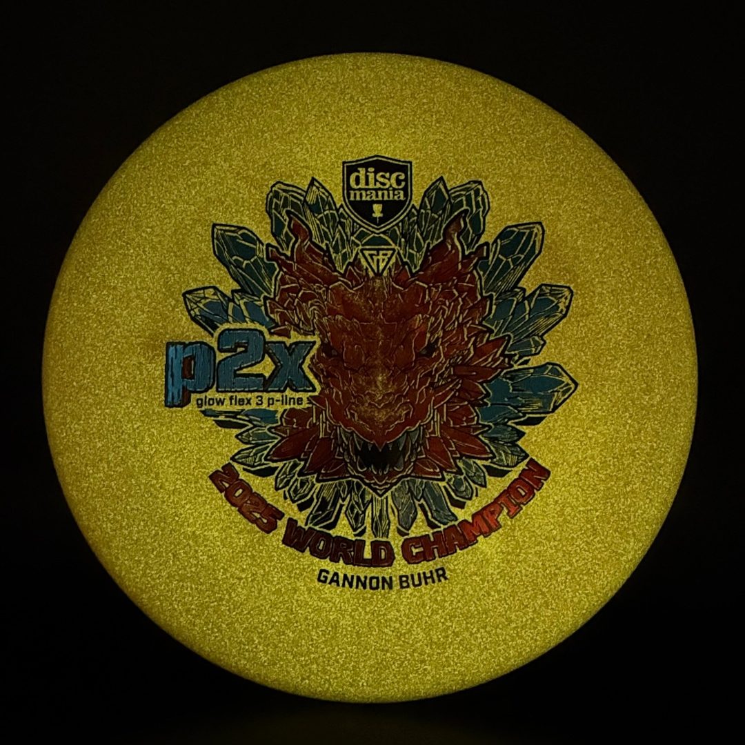 Glow P-Line P2x Flex 3 - Gannon Buhr 2025 World Champion Discmania