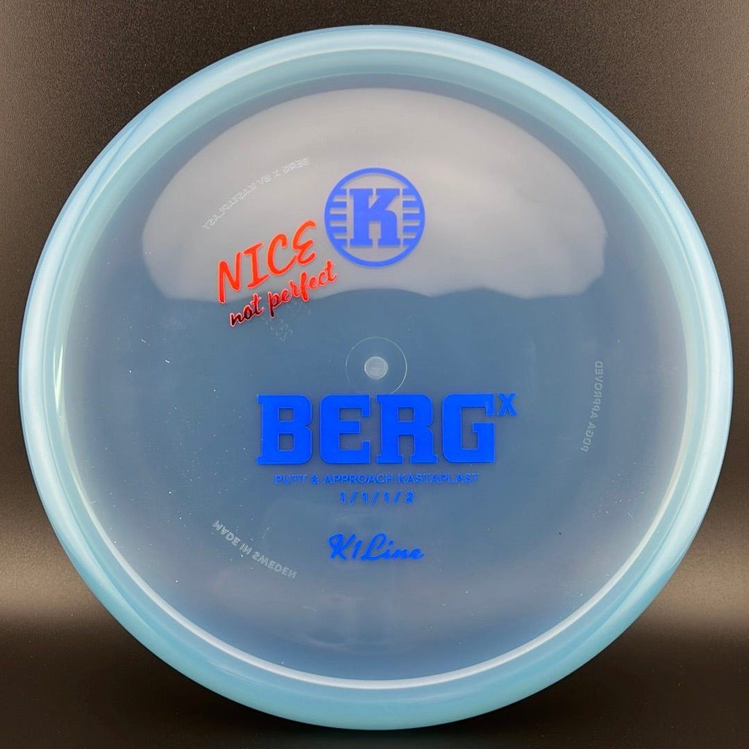 K1 Berg X - Blue "Nice Not Perfect" X-Out Kastaplast