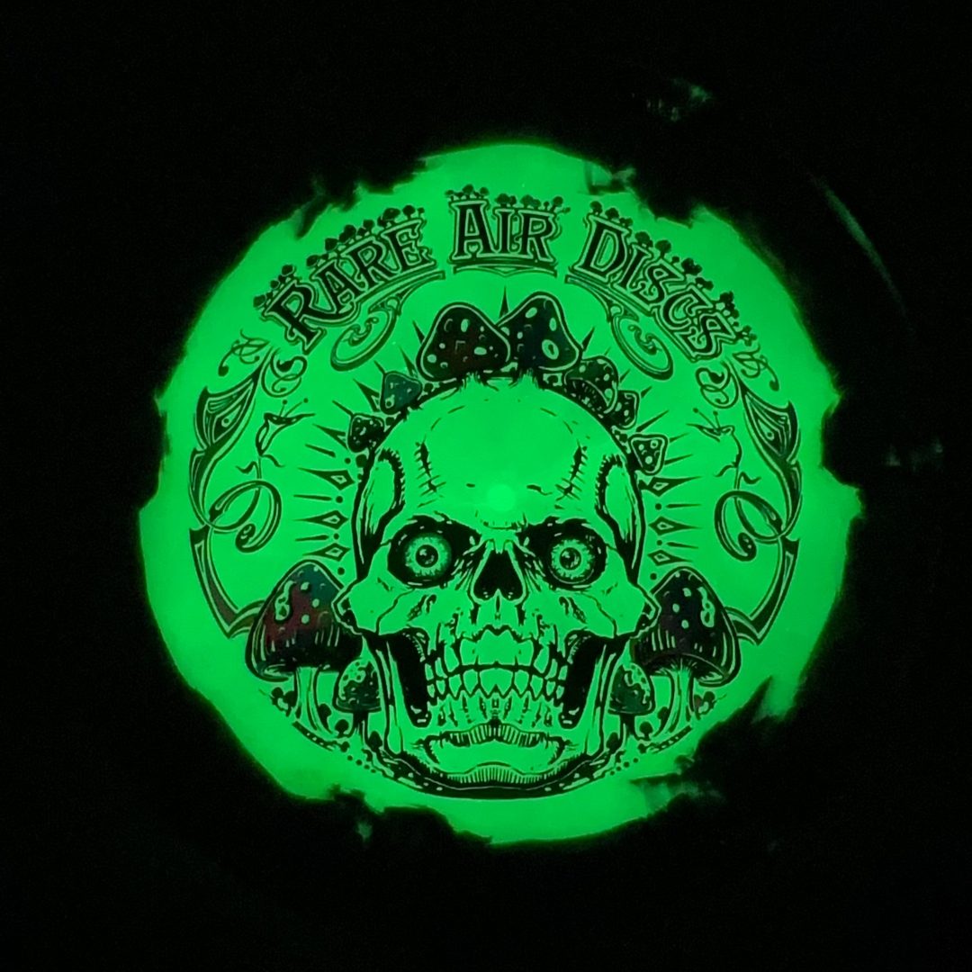 Glow Retina Chemtrail -Crushin' Amanitas by Manny Trujillo Doomsday Discs