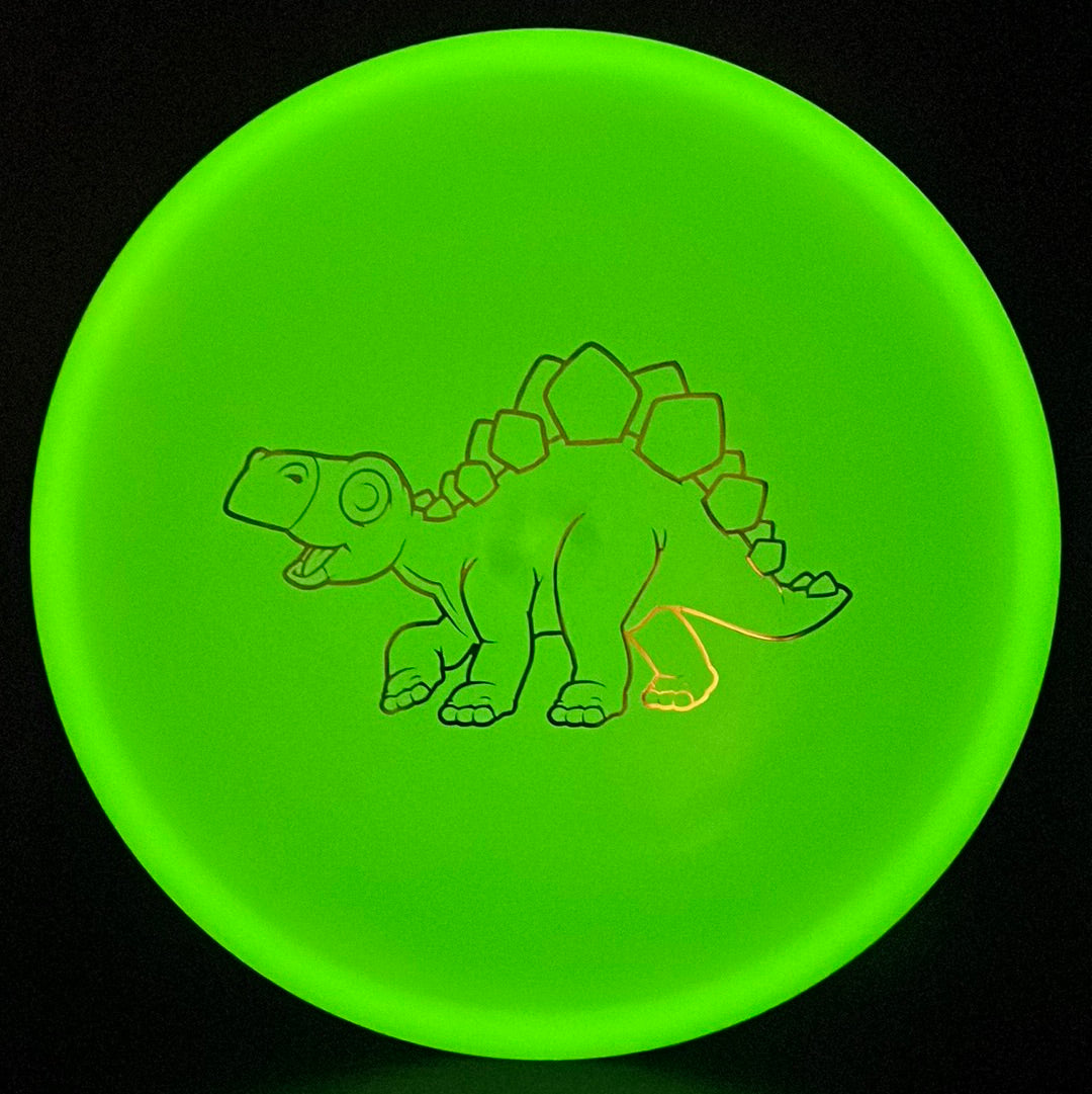 Stegosaurus Egg Shell - Glow Dino Discs