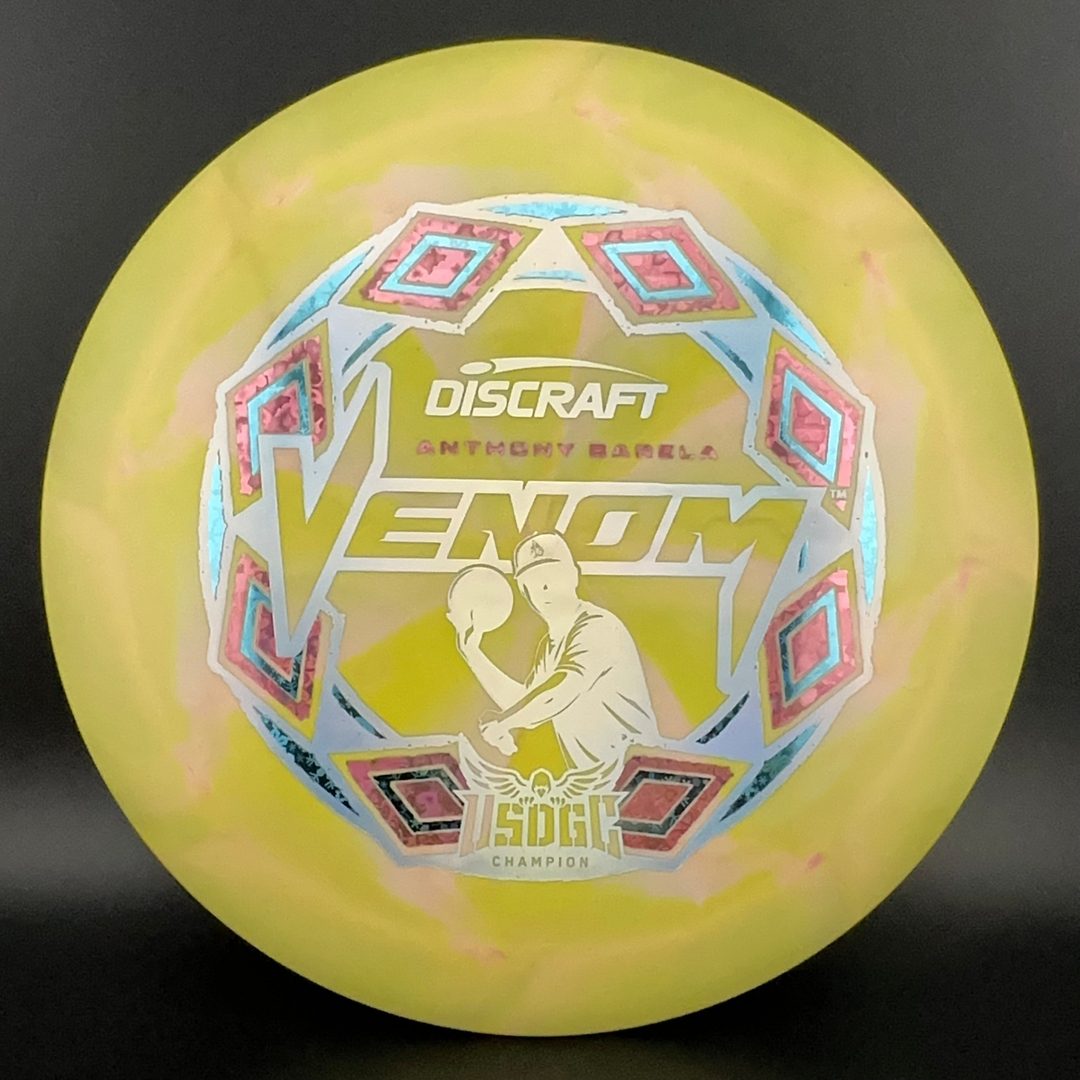 2025 USDGC Anthony Barela Swirl Venom "Pop Top" MINT Discs