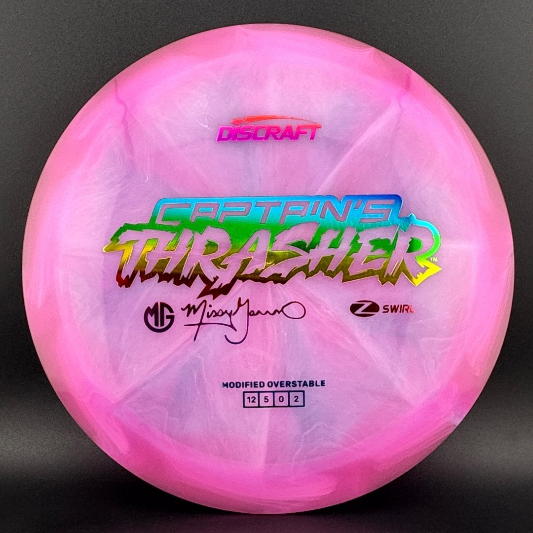 Swirly Z Captain's Thrasher - Missy Gannon 2026 Discraft