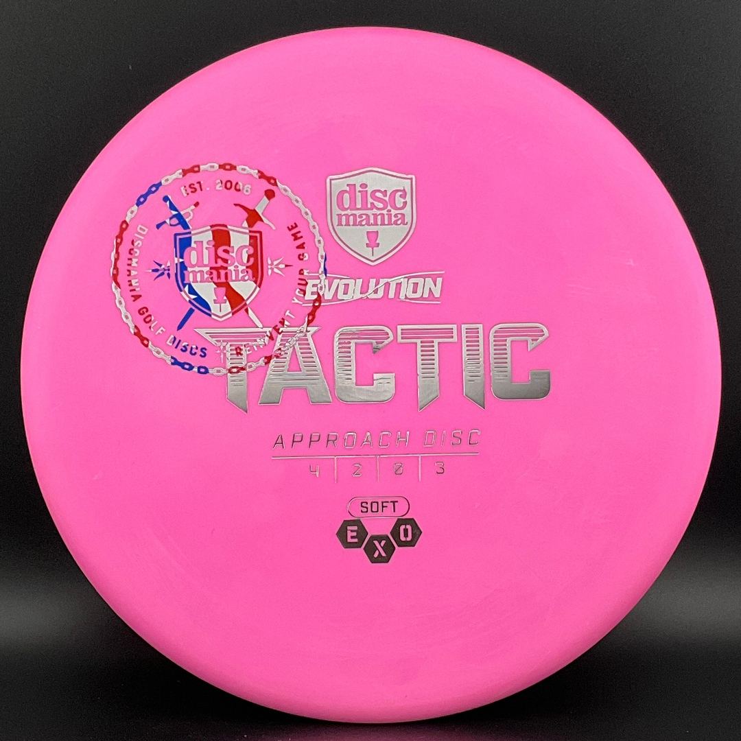 Soft Exo Tactic - Approach Disc - Discmania Shield Mini Stamp Discmania