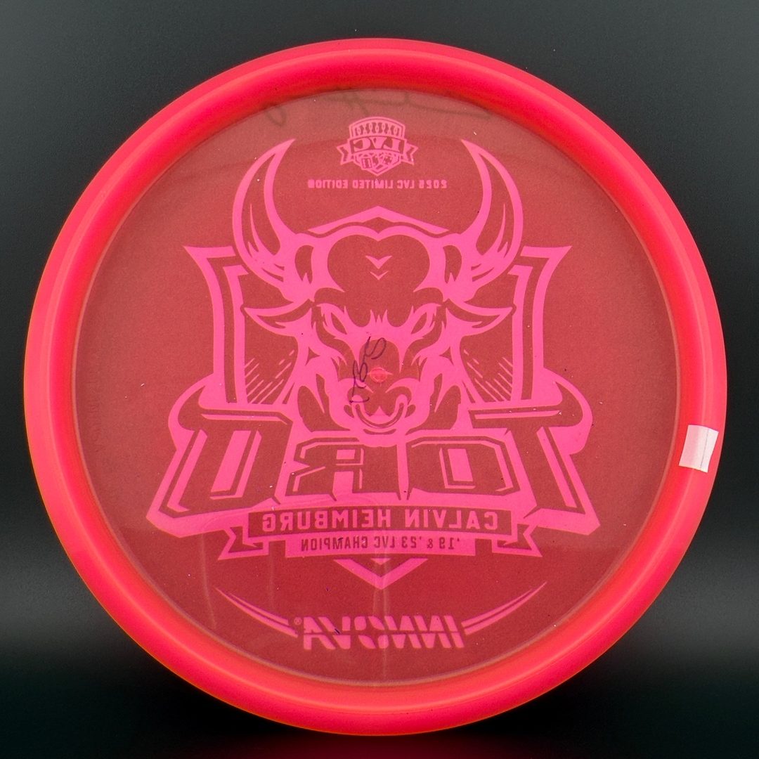 Proto Glow Pearl Champion Toro - Autographed - LVC 2025 Calvin Heimburg Innova