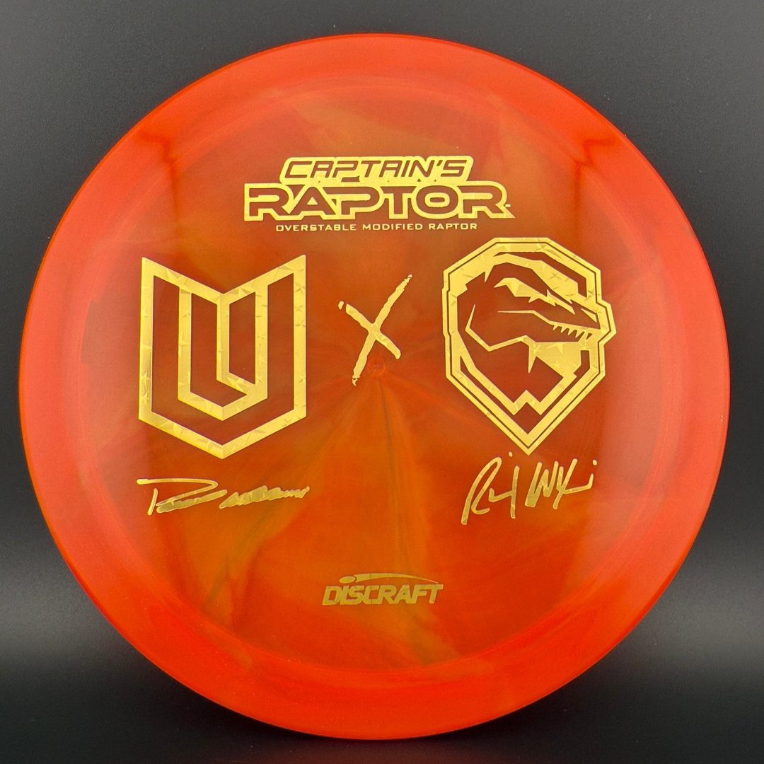 Z Swirl Captain's Raptor - Ulibarri x Wysocki Collab Edition Discraft