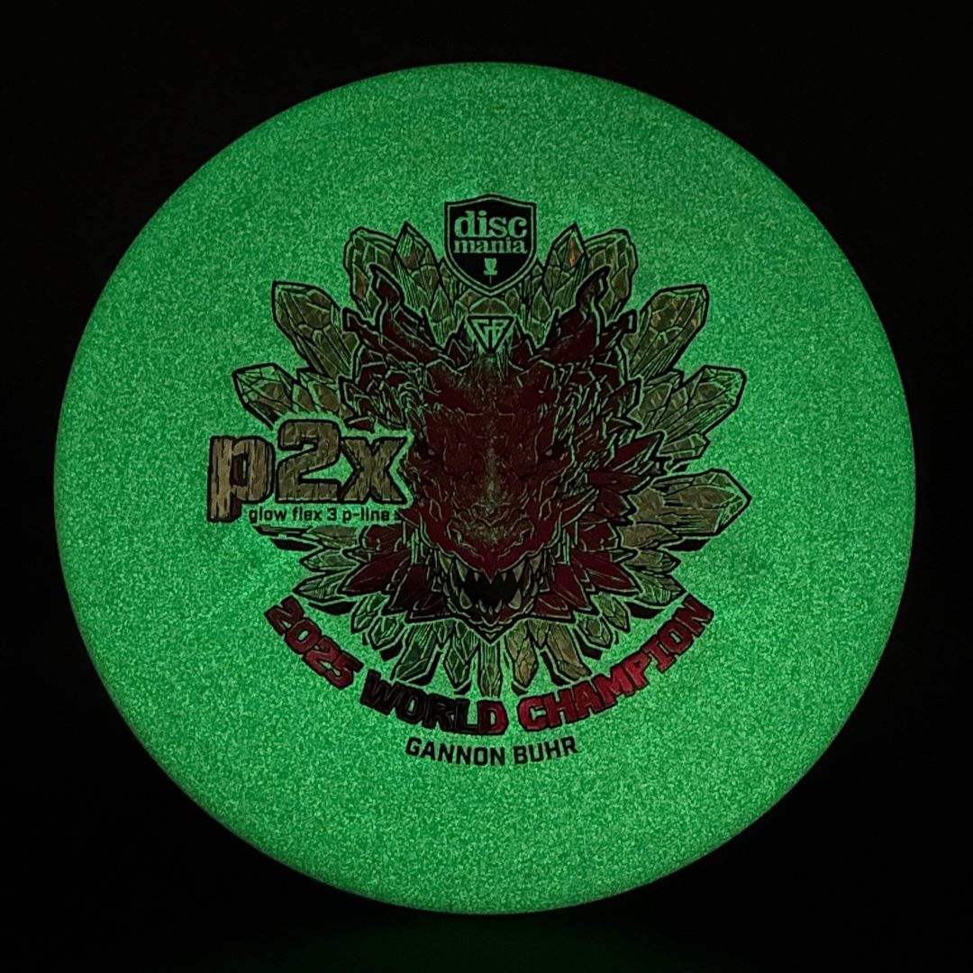 Glow P-Line P2x Flex 3 - Gannon Buhr 2025 World Champion Discmania