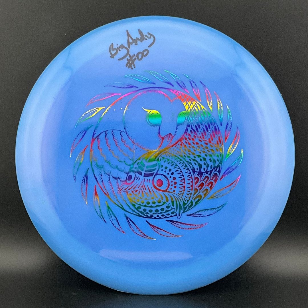 Swirly S-line DDx Penned OOP *Signed* - Owl Yin Yang LE Discmania