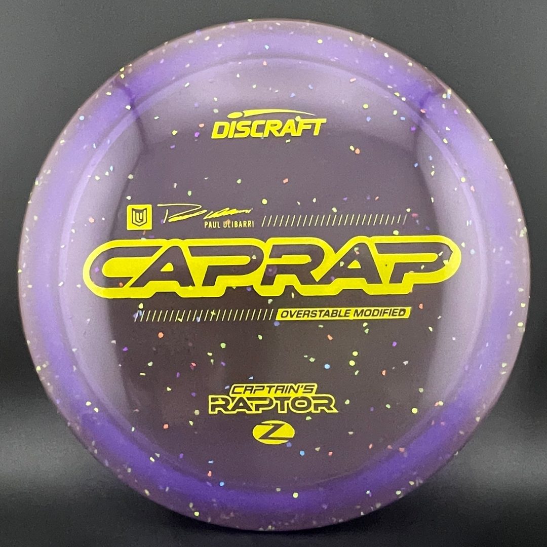 Confetti Z Captain's Raptor - Paul Ulibarri 2026 Discraft