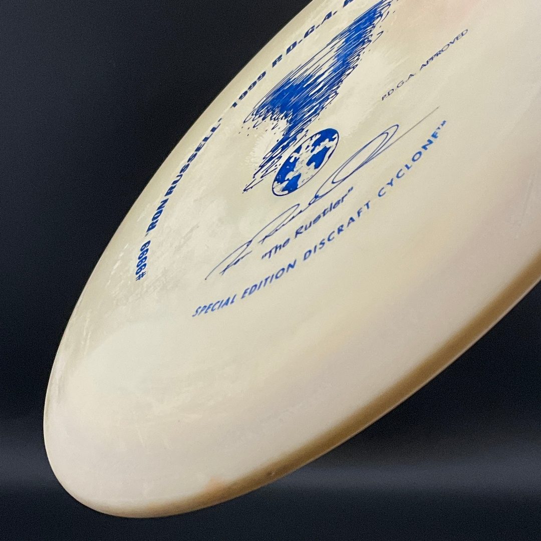 Special Edition Cyclone - The Rustler Ron Russell 1999 World Champion *Speedy Vault* Discraft