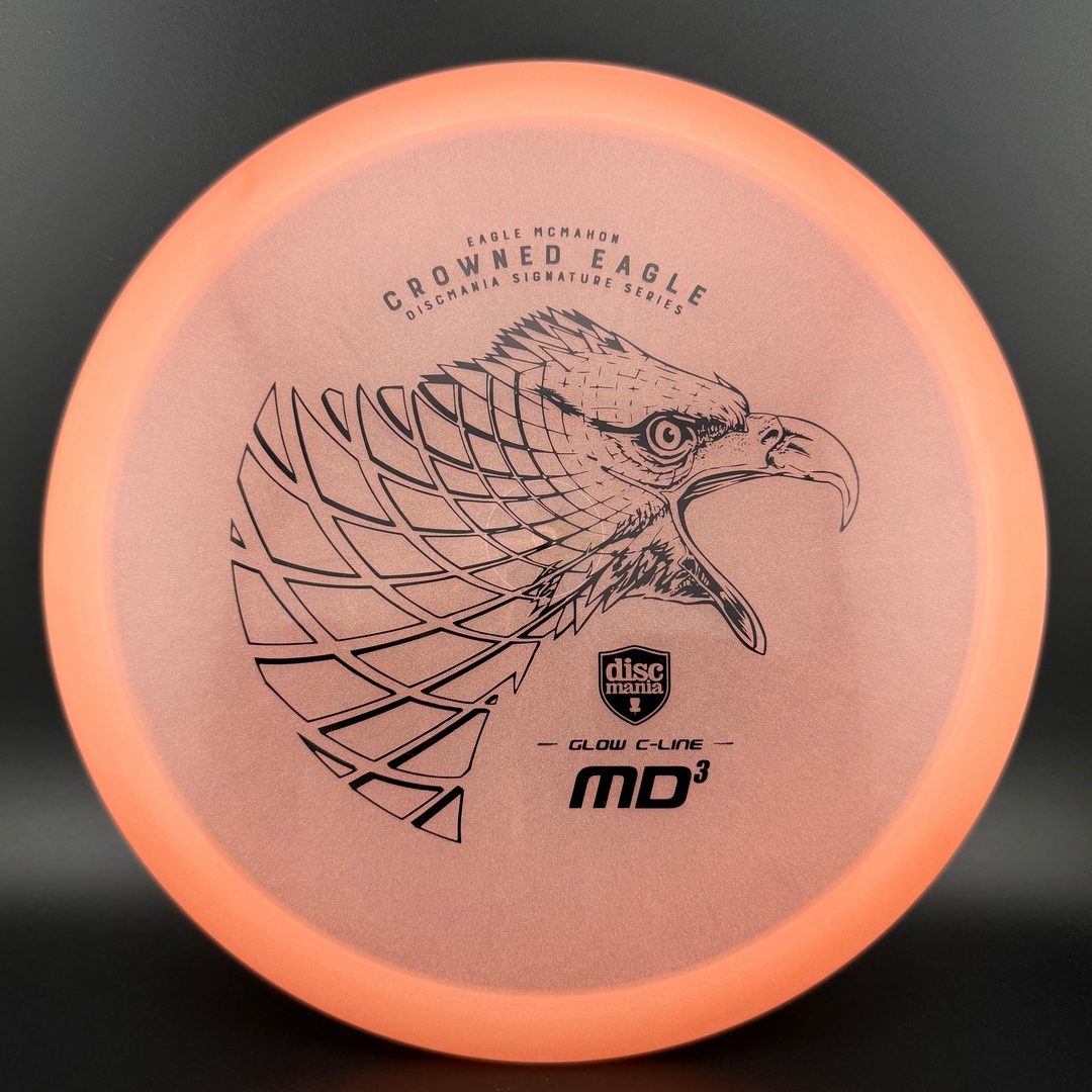 Color Glow C-Line MD3 - Crowned Eagle Translucent - Eagle McMahon Sig Series Discmania