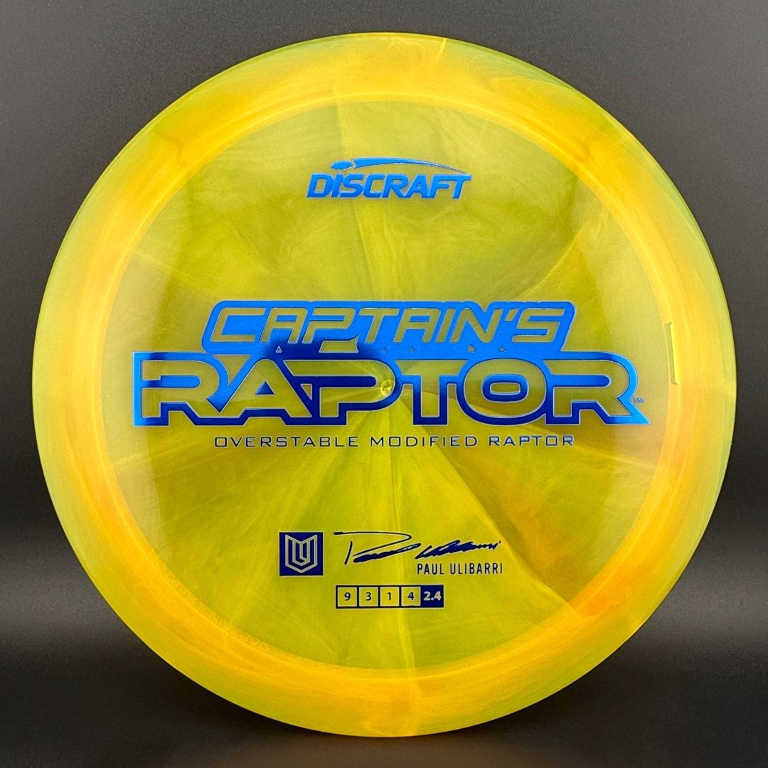 Special Z Blend Captain's Raptor - Paul Ulibarri 2025 Signature Series Discraft