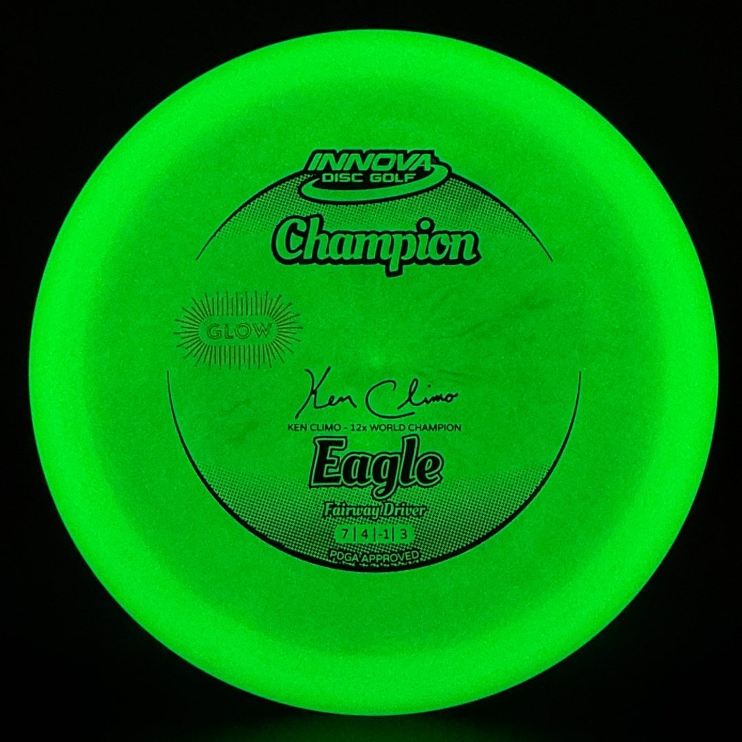 Classic Color Glow Champion Eagle - Ken Climo 12x Innova