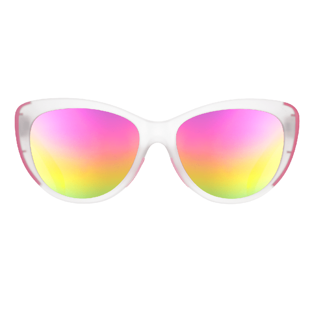 "Rainbow Runway Ready" Glam G Polarized Sunglasses Goodr