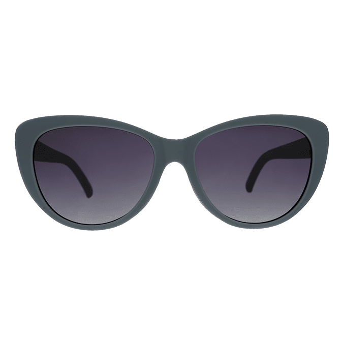 "Not Gray, Diet Black" Glam G Polarized Sunglasses Goodr