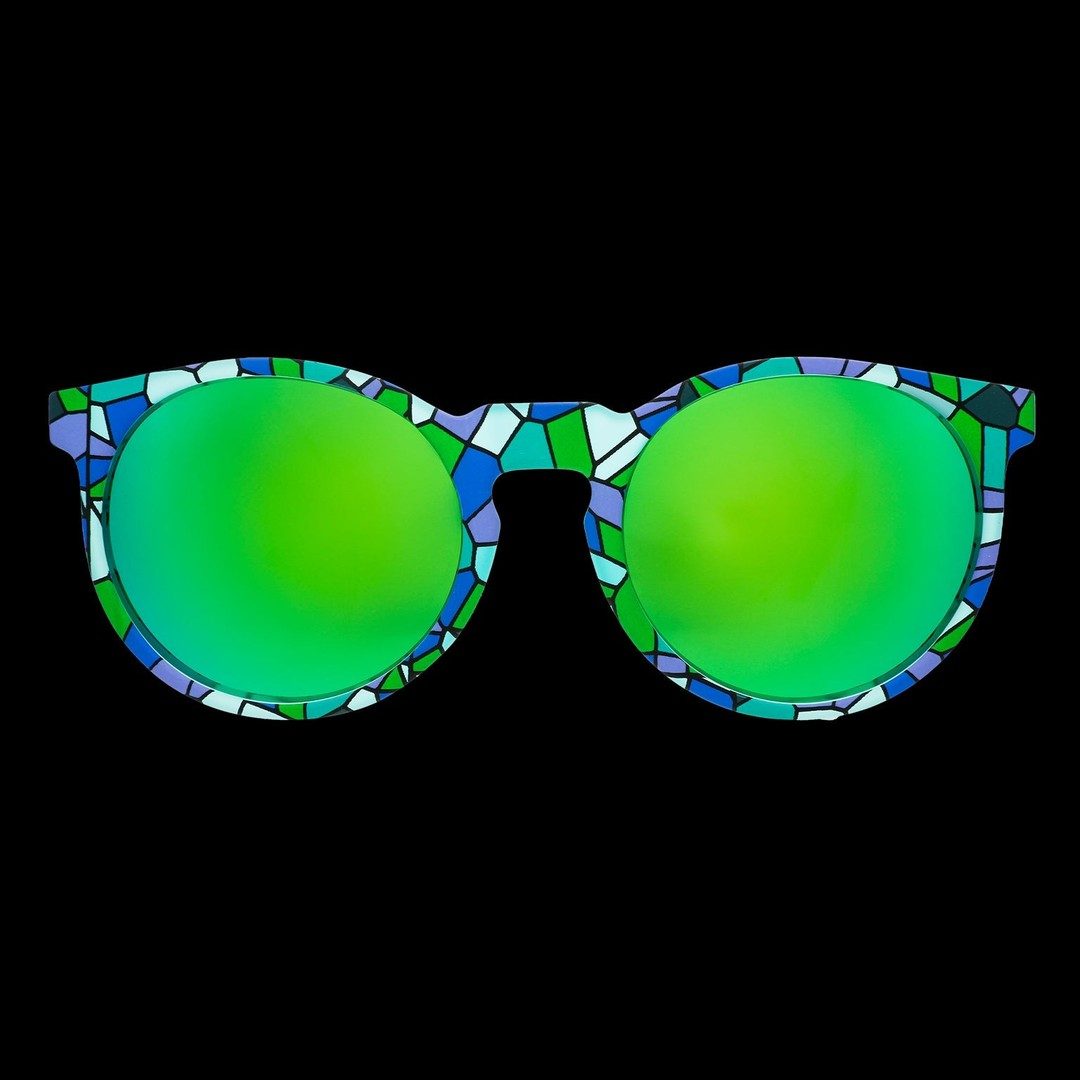"Moody Mosaic Musings” Limited Circle G Polarized Sunglasses Goodr