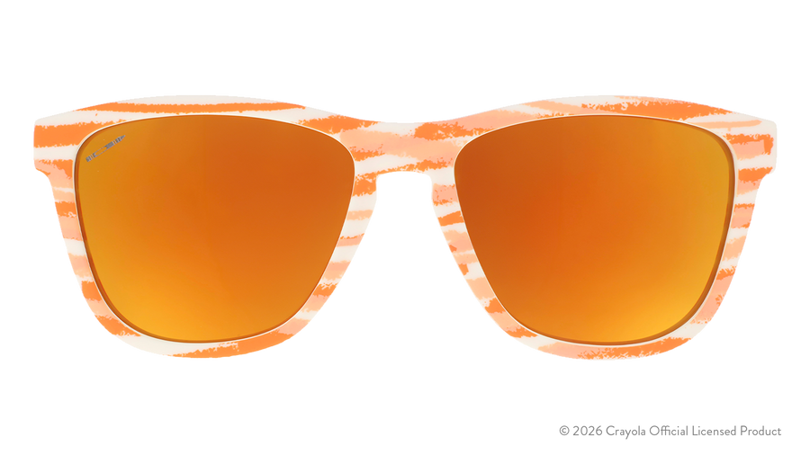 "Party Fish" UV Activated Crayola OG Polarized Sunglasses Goodr