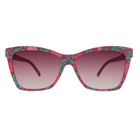 "Fuchsia Fields Forever" Polarized Pop G Sunglasses Goodr