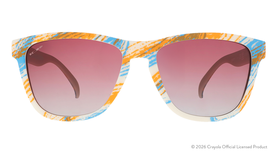 "Summertime" UV Activated Crayola OG Polarized Sunglasses Goodr