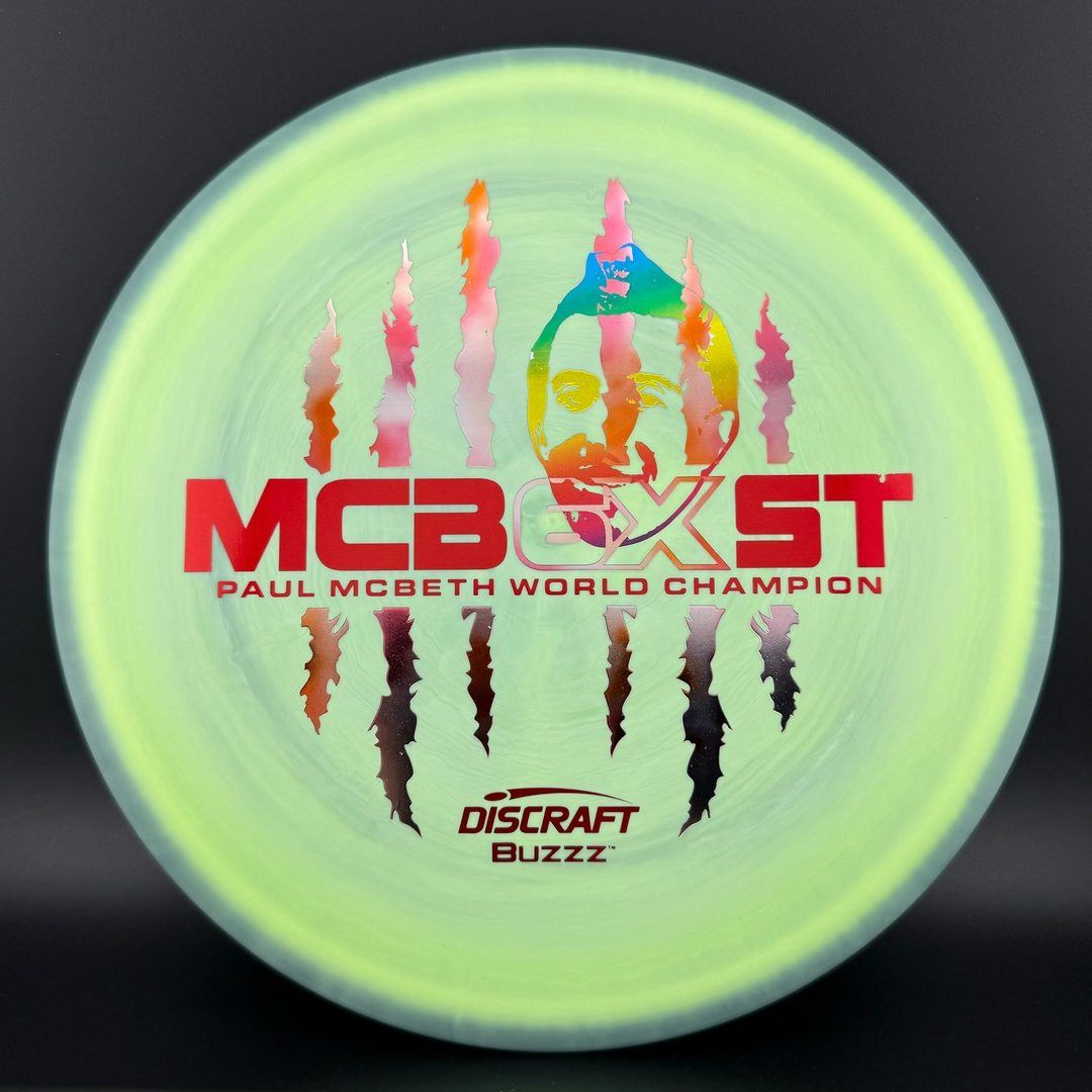 ESP Swirl Buzzz - "McFace" Misprint Paul McBeth 6x Claw Discraft