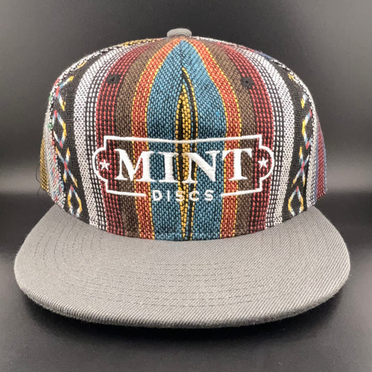Flat Bill Snapback Hat - Aztec - Mint Discs