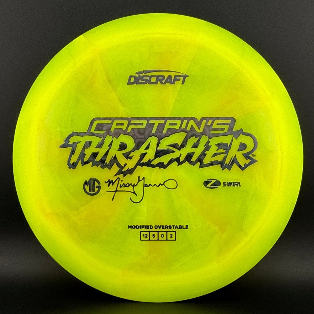 Swirly Z Captain's Thrasher - Missy Gannon 2026 Discraft