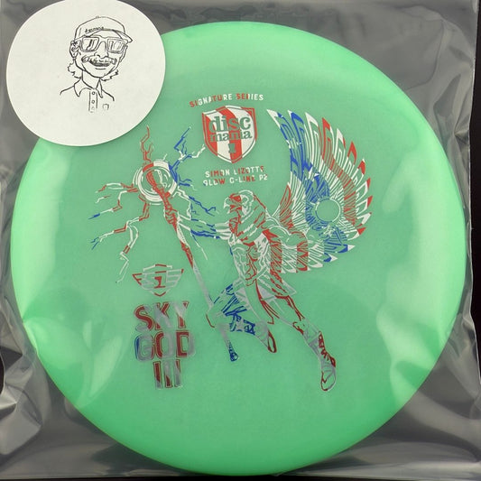Color Glow C-Line P2 - Sky God 3 Lime *Colten Stash* Discmania