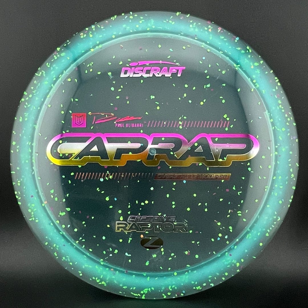 Confetti Z Captain's Raptor - Paul Ulibarri 2026 Discraft