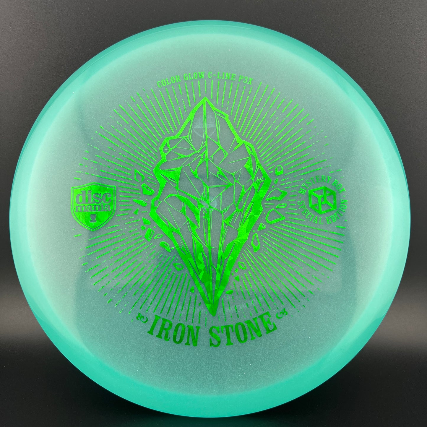 Color Glow C-Line P3X - First Run "Iron Stone" MB 23 Discmania