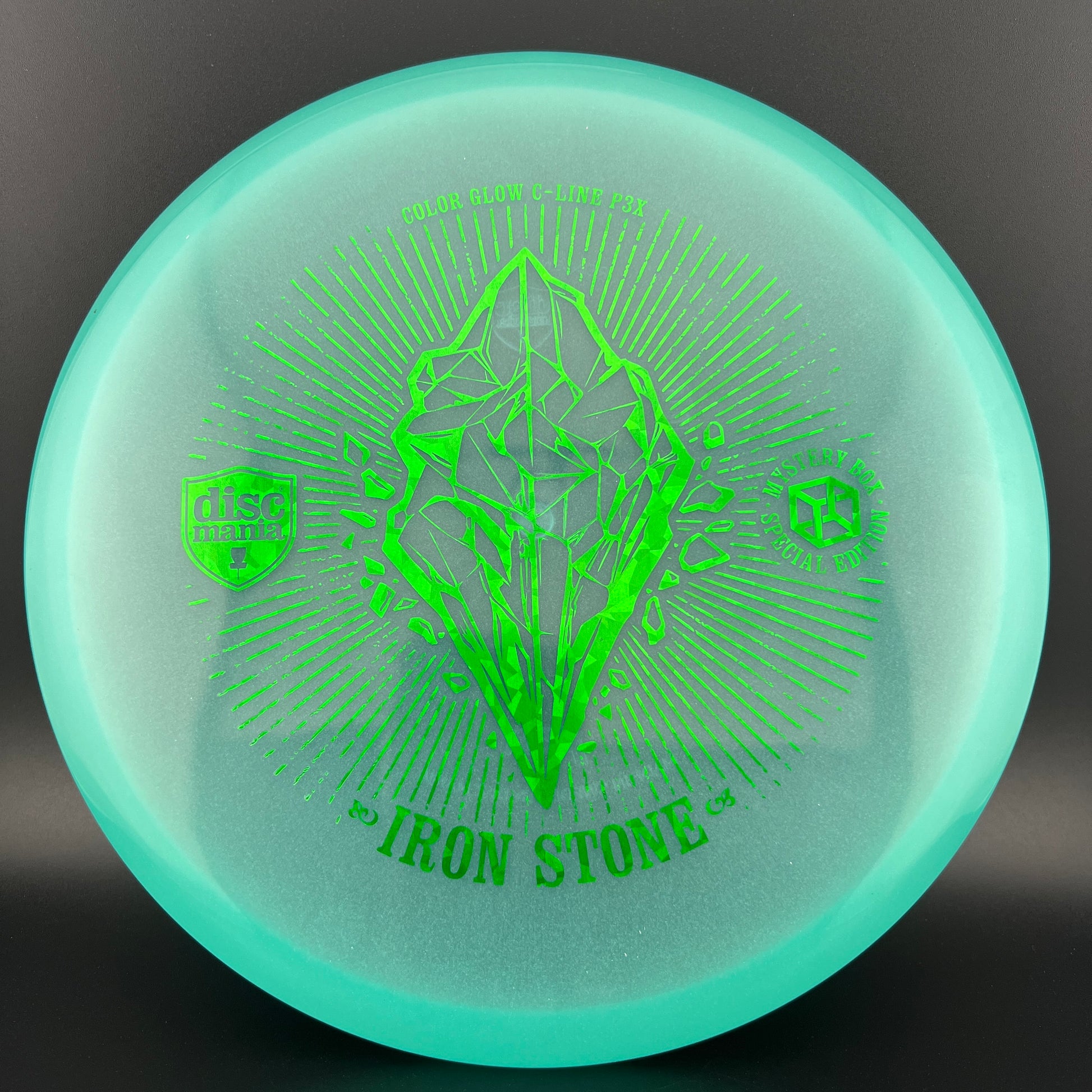 Color Glow C-Line P3X - First Run "Iron Stone" MB 23 Discmania