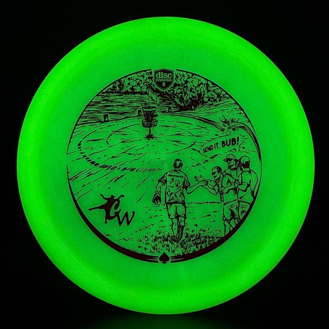 Color Glow Horizon C-Line FD1 - Casey White Send It Bub! Discmania