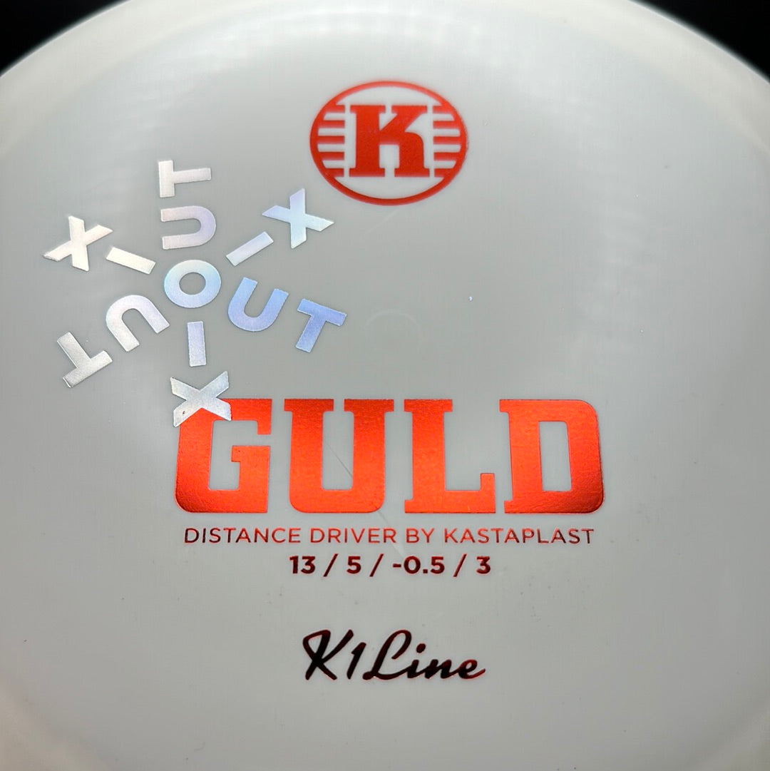K1 Guld - X-Out Snowflake Stamp Kastaplast