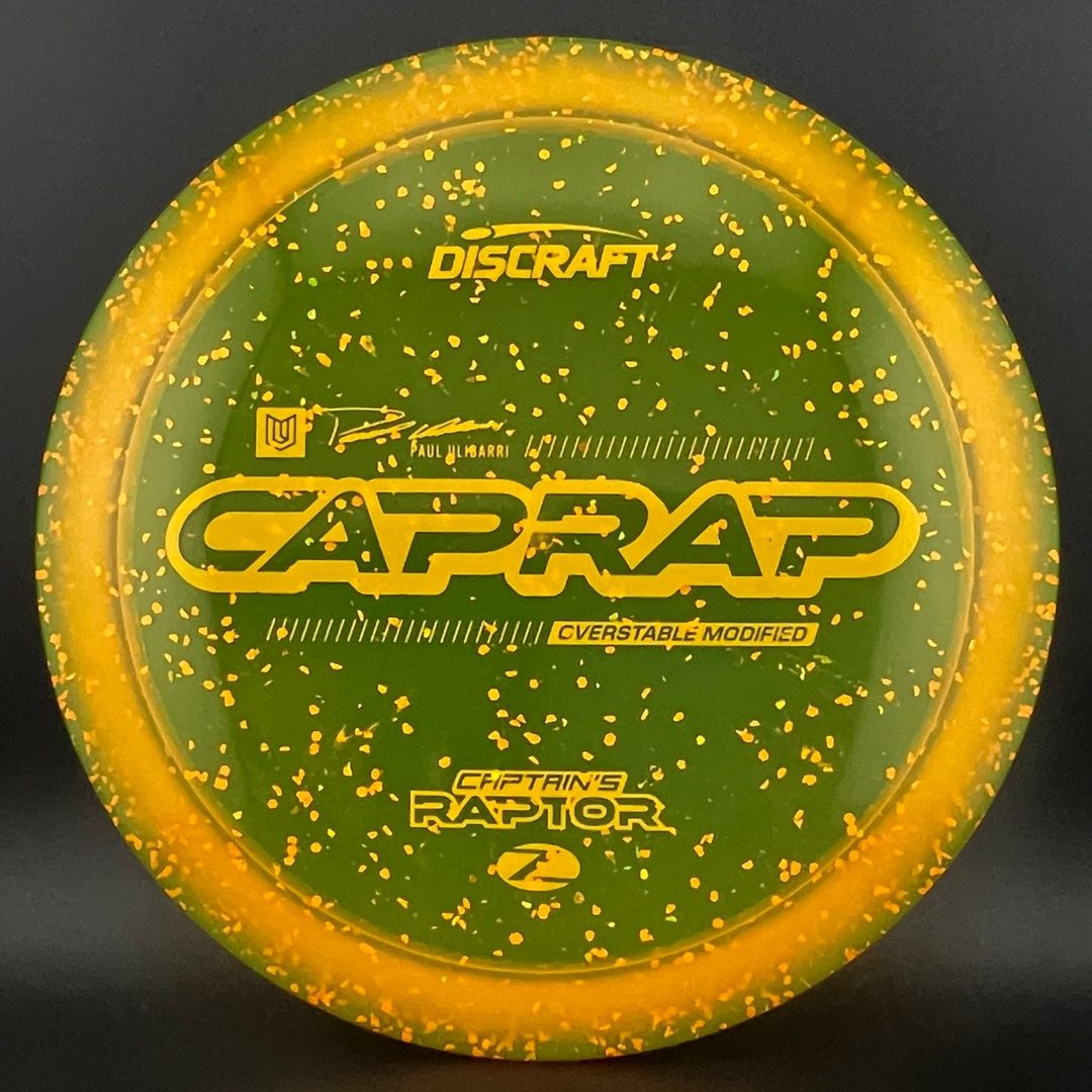 Confetti Z Captain's Raptor - Paul Ulibarri 2026 Discraft